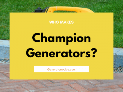 where are Champion Generators made