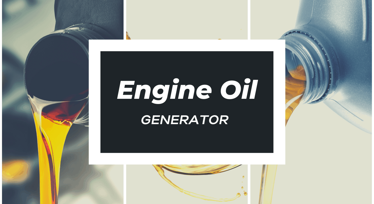 What Kind of Oil Does a Generator Use