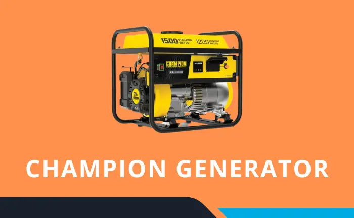 Where Are Champion Generators Made