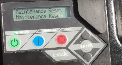 Reset MAINTENANCE on Generac Generator Is Done
